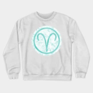 Blue Marble Zodiac - Aries Crewneck Sweatshirt